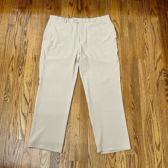 Peter Millar Wicking Elements Performance Pants.  Tan.  Size 36. - Picture 7 of 8